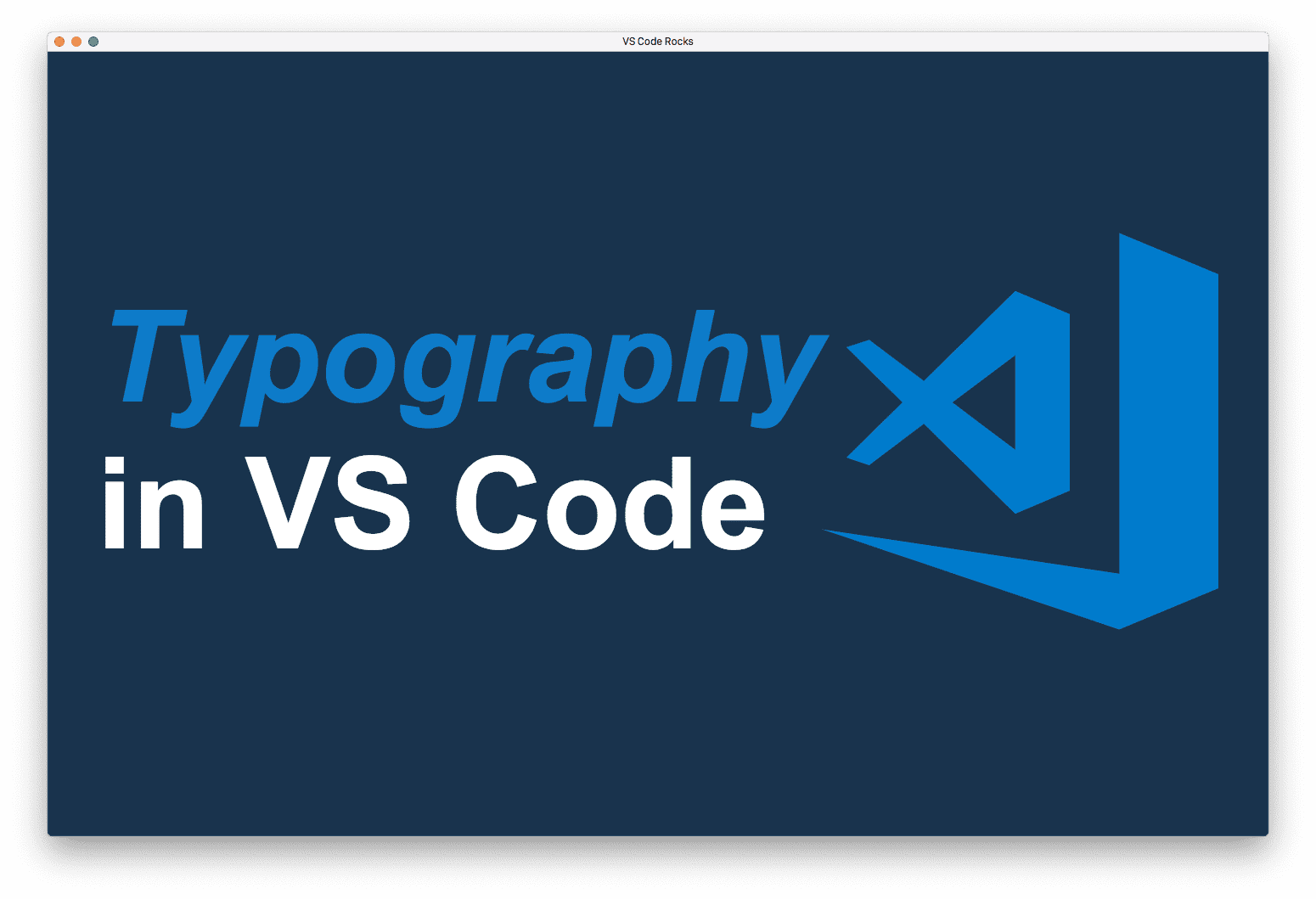 Customizing Typography in VS Code